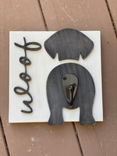Load image into Gallery viewer, Doggie Leash Holder - PLEASE add pups name or "woof" in comments at check out