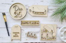 Load image into Gallery viewer, Letters to Santa Tiered Tray Set