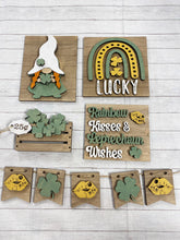 Load image into Gallery viewer, Gnome St. Patrick’s Day Tiered Tray