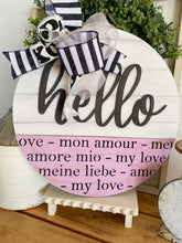 Load image into Gallery viewer, Hello My Love Door Hanger