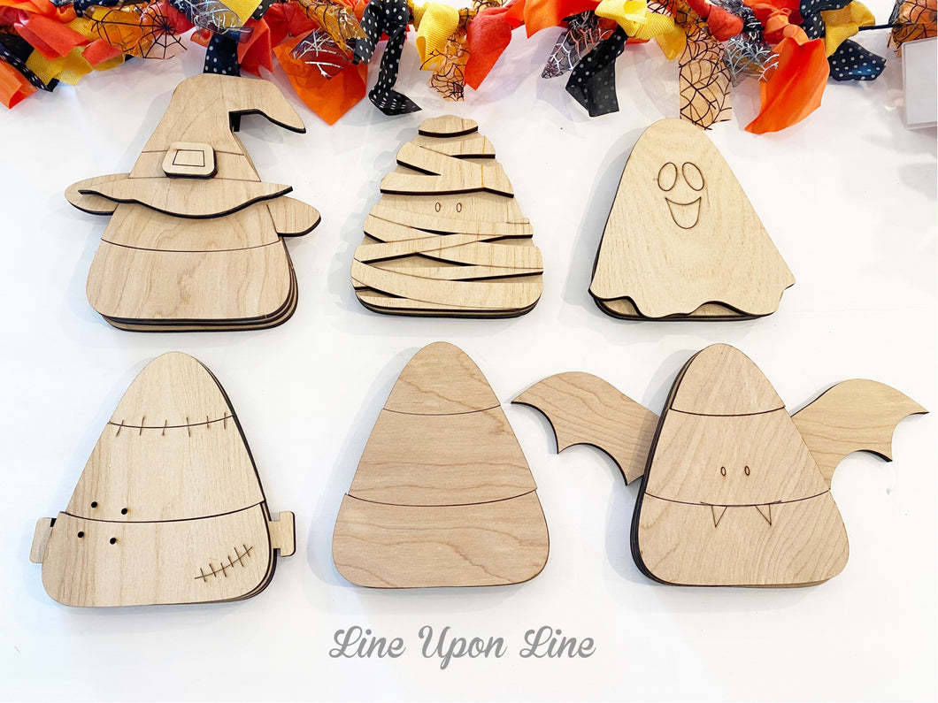 Candy Corn Shelf Sitters