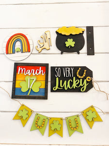 St. Patty’s Tiered Tray Set DIY