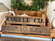 Load image into Gallery viewer, LAST NAME &amp; CO. MERCANTILE CRATE