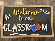 Load image into Gallery viewer, Welcome to our classroom interchangeable