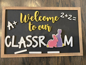 Welcome to our classroom interchangeable
