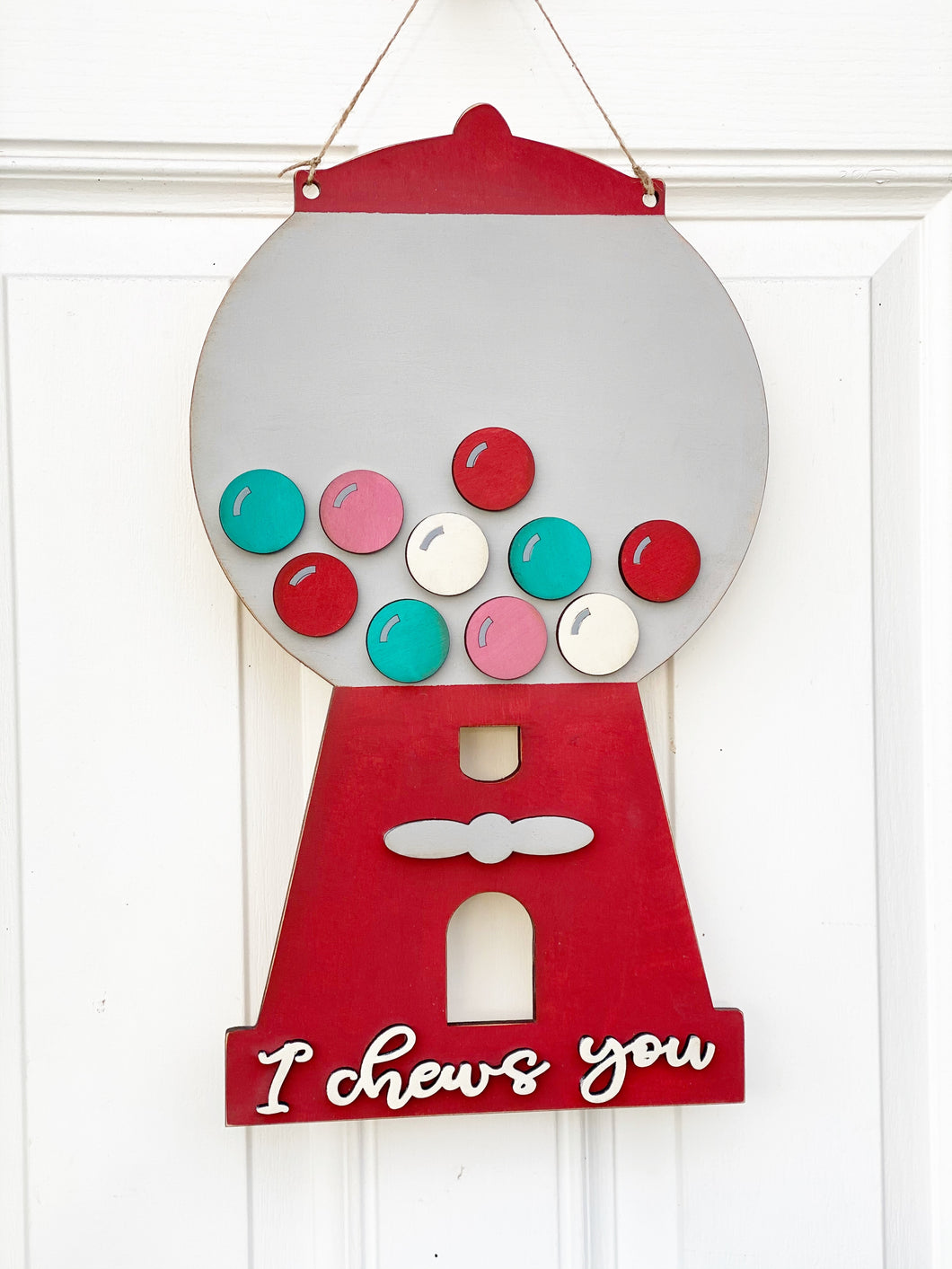 Bubble Gum Machine Door Hanger