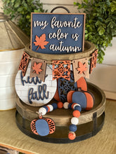 Load image into Gallery viewer, Ornate Fall Tiered Tray Set