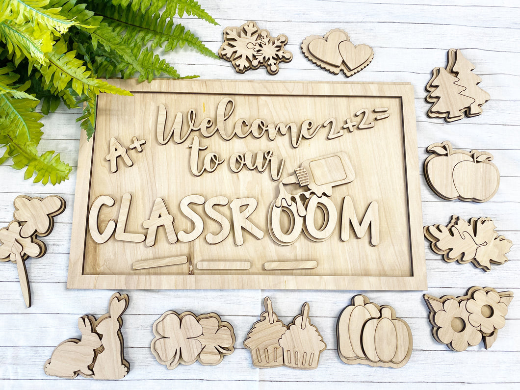 Welcome to our classroom interchangeable