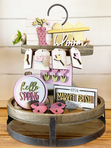 Market Fresh Spring Tiered Tray Set