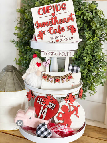 Kissing Booth Tiered Tray Set