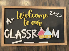 Load image into Gallery viewer, Welcome to our classroom interchangeable