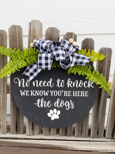 No Need To Knock Door Hanger