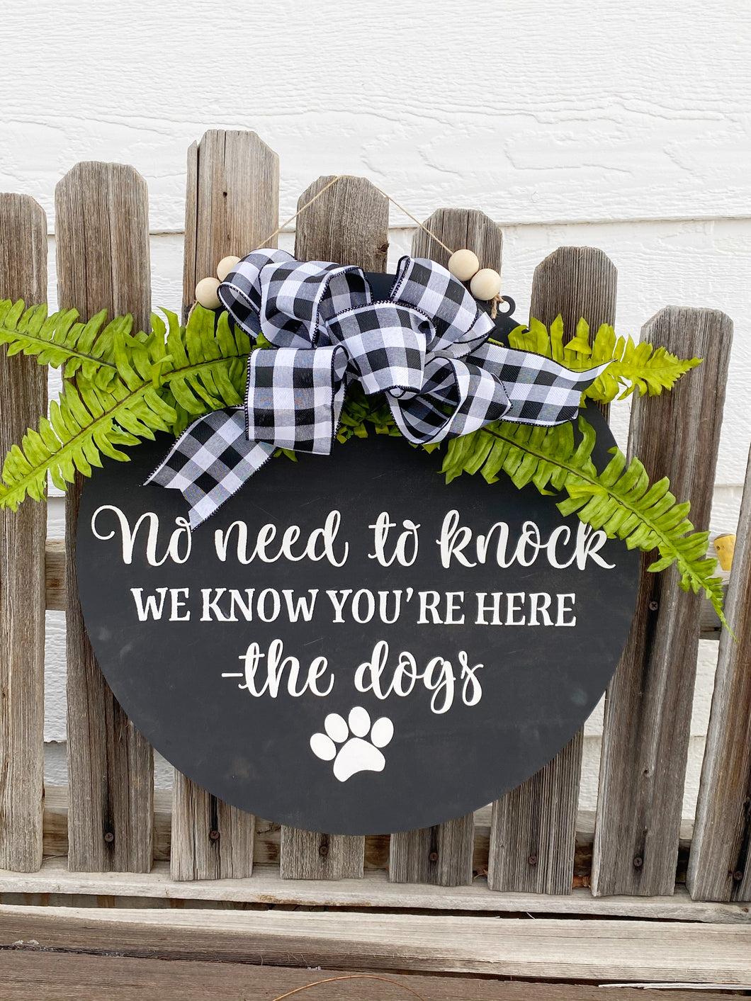 No Need To Knock Door Hanger