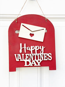 Happy Valentine’s Day Mailbox Mini Door Hanger